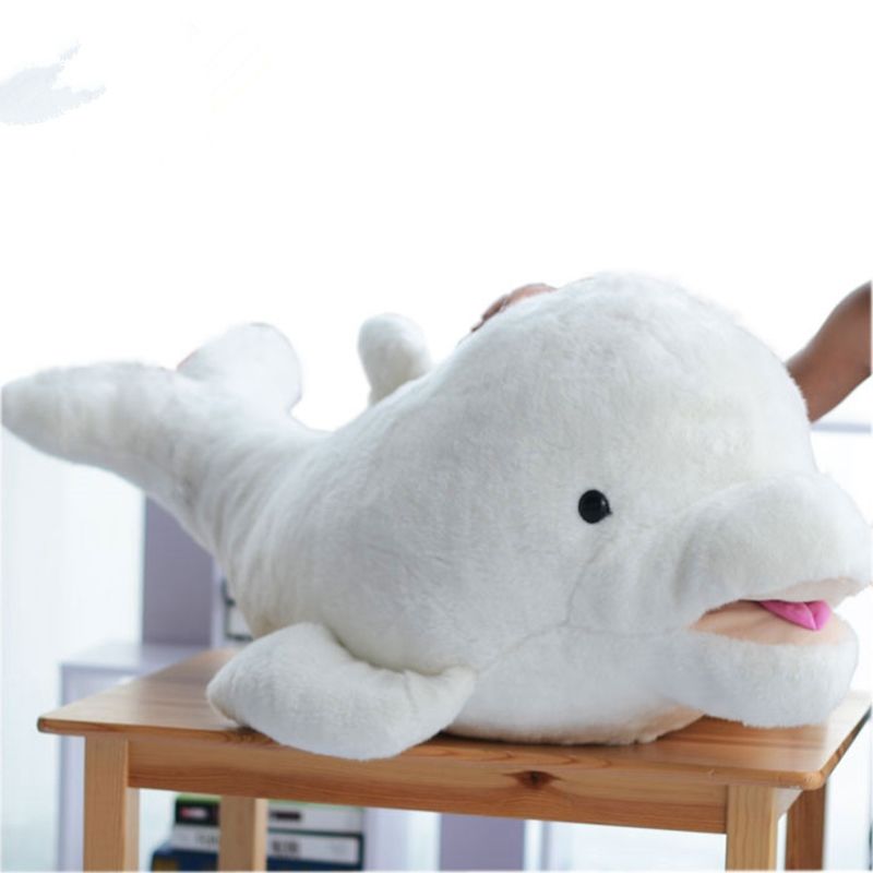 large stuffed dolphin