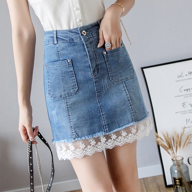 denim skirt business casual