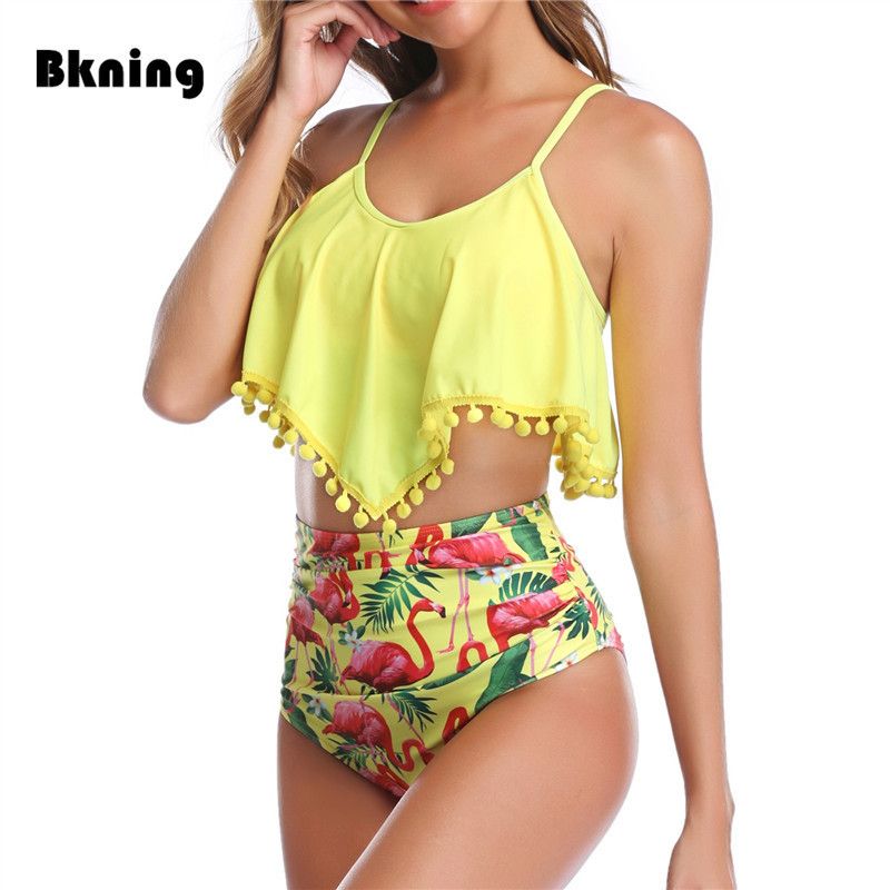 flamingo bathing suit plus size