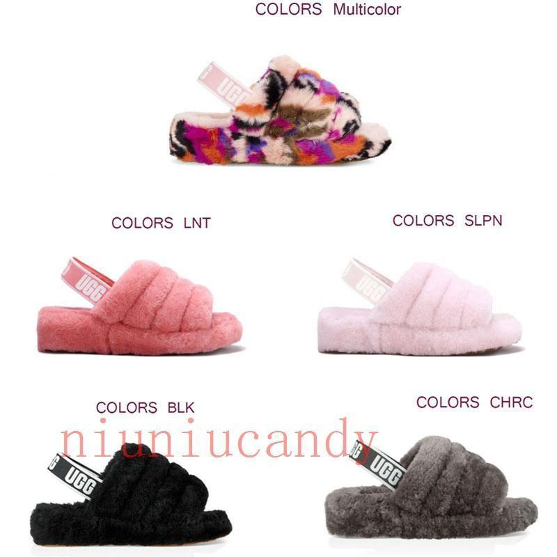 2021 Women Furry Slippers Australia 