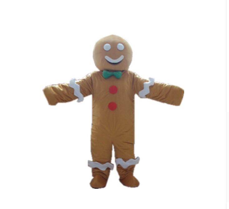 Christmas The Gingerbread Man Mascot Costume Cosplay Clothing Carnival Adults @@