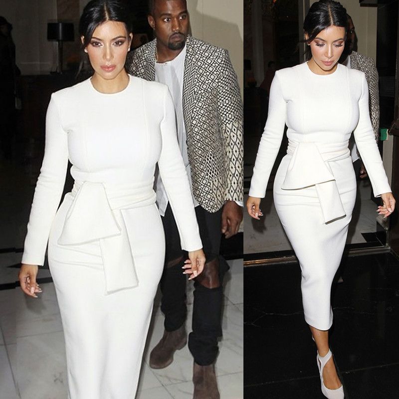 white business dresses