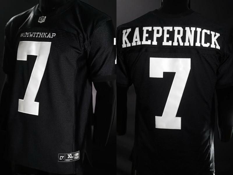 colin kaepernick jersey mens black