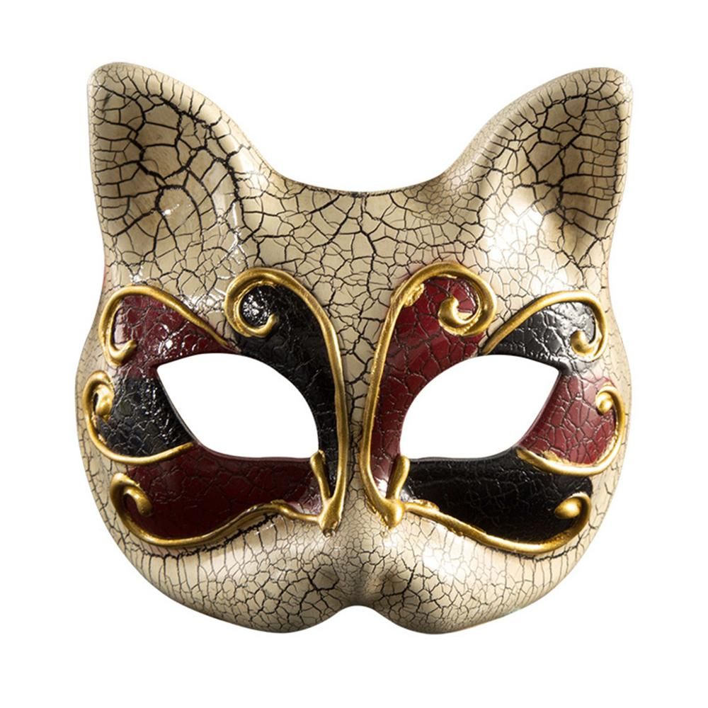 Unique Checker Plastic Masquerade Mask Prom Dance Venetian Halloween Costume