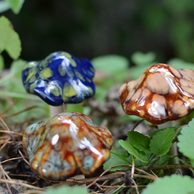 Best And Est Garden Decorations Ceramic Mushrooms Figurine Pots Decoration Pottery Ornament For Fairy Flowerpot Outdoor Statue Dhgate Com Fairy Garden Flowerpot Outdoor Statue, Ceramic Mushrooms Garden Ornaments