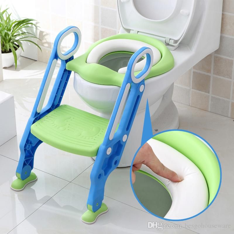 2020 Baby Toilet Seat Stepped Folding Toilet Seat Cushion Child
