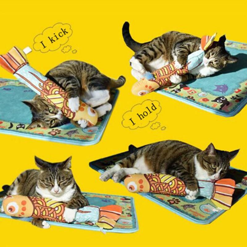 Rechinar Los Dientes Gatito Catnip Juguetes Divertidos Interactivo De La Felpa Del Gato Del Animal Dom/éstico Mastica La Vocal Juguete Garras Del Pulgar Mordedura De Gato Menta para Perros Gato de Inte