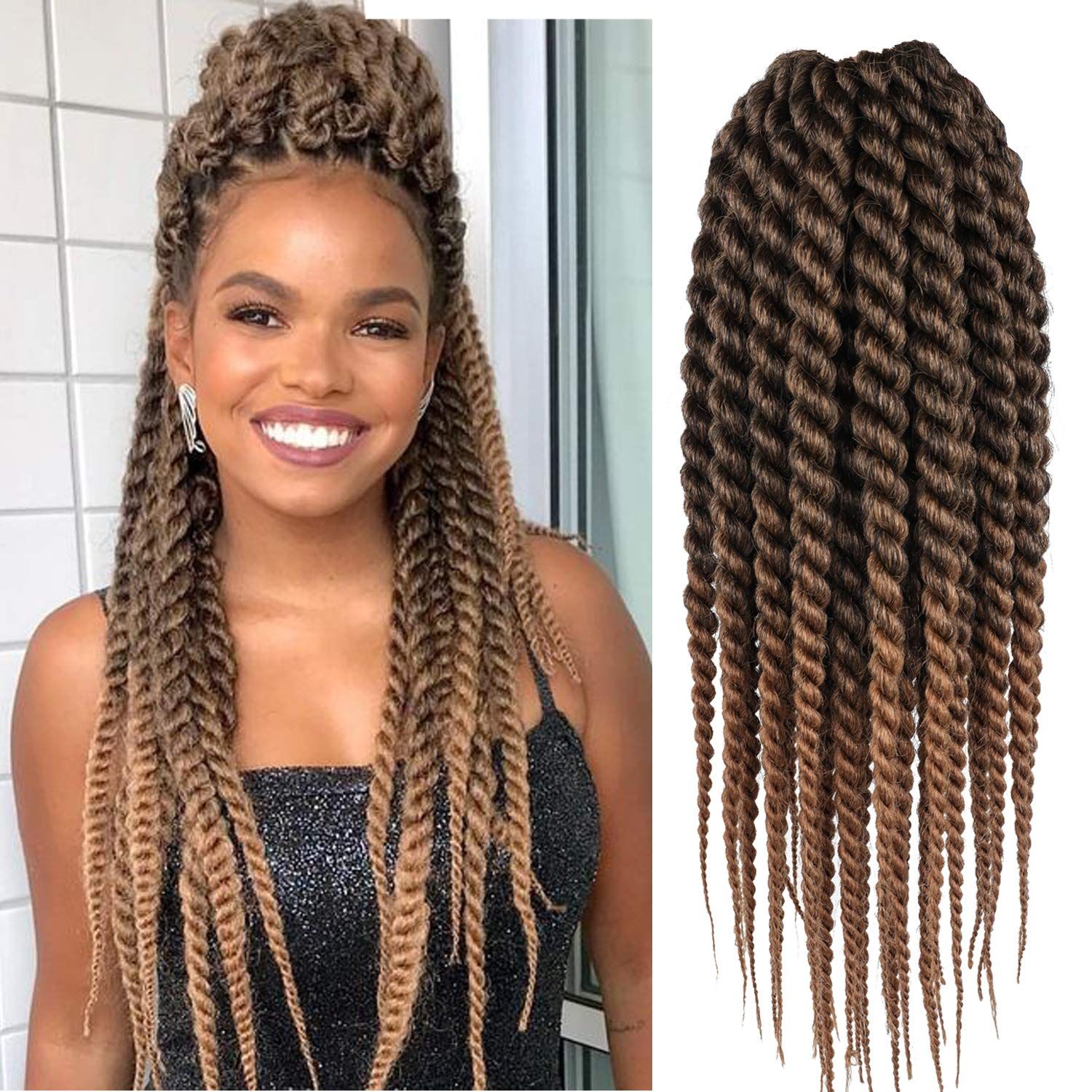 2020 18inch Havana Twist Crochet Hair Havana Mambo Twist Crochet