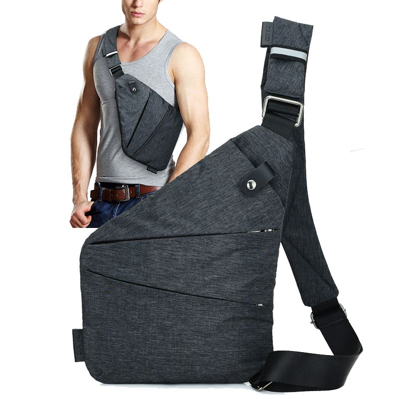 Compra Nuevo Bolsas De Pecho De Lienzo Anti Robo Para Hombre Deporte Hombre  Soltero Hombro Bolsas De Viaje Cross Body Pack Bolsa Para Hombre Negro Bolso  Hombre 2019 Barato | Entrega Rápida