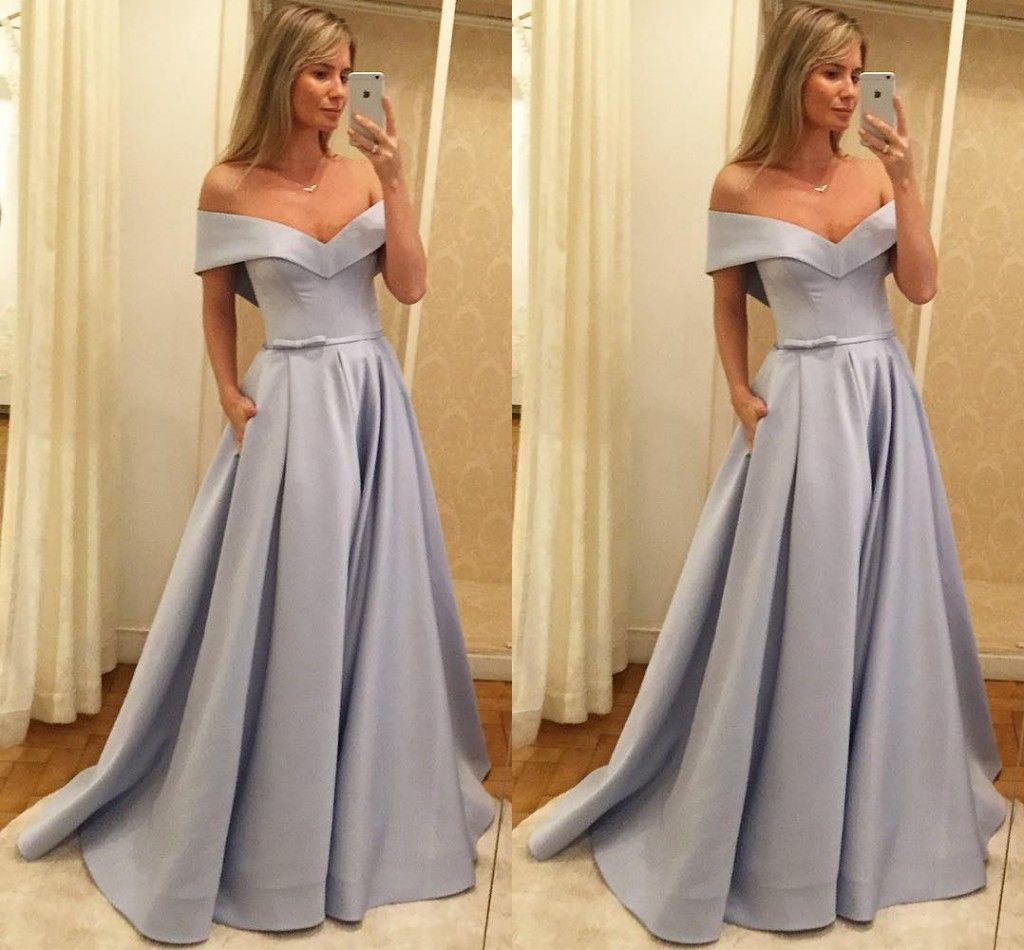 off shoulder prom dresses 2019