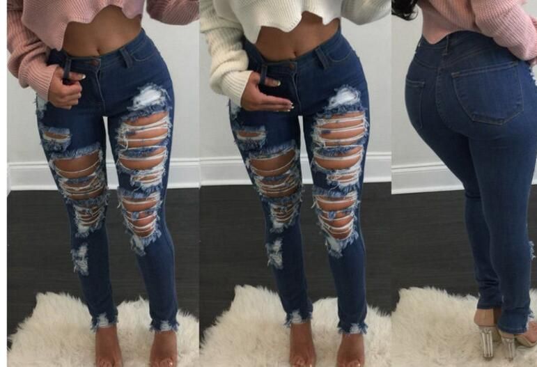 Acquistare Jeans Donna Attillati A Vita Alta In Jeans Aderenti A Vita Alta  Con Cintura Donna Rossa E Azzurra Economico | Consegna Veloce E Qualità |  DHgate Italy