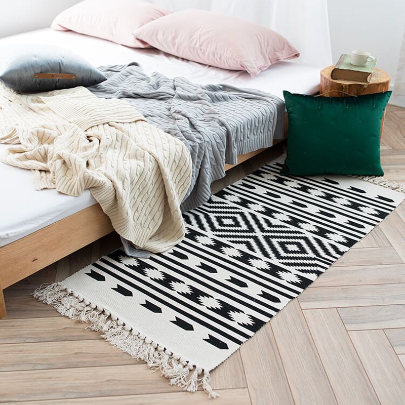 Satin Al El Dokuma Pamuk Puskuller Vintage Bohemia Kilim Mat Geometrik Hali Cizgili Makine Yikanabilir Kilimler Oturma Odasi Yatak Odasi Tl139 93 Dhgate Comda