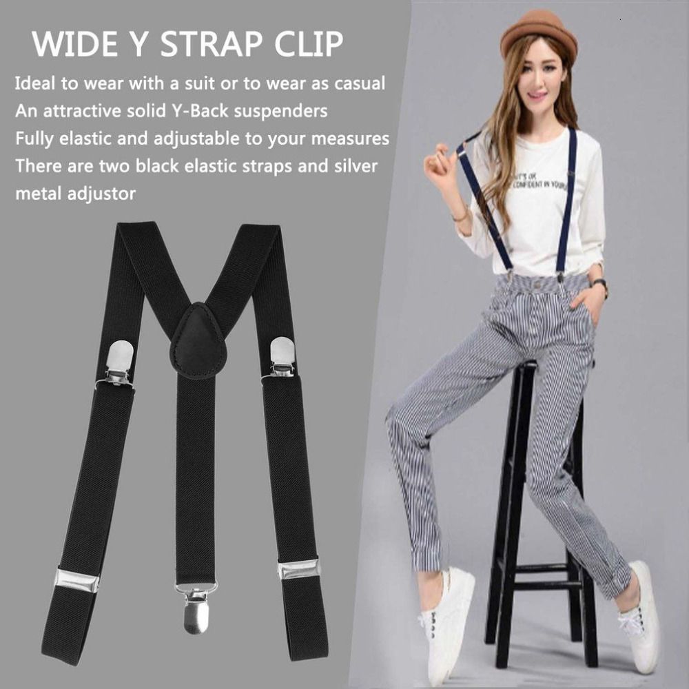 Compra Y Forma Ajustable Pantalones Unisex Tirantes Para Mujer Para Hombre  Tirantes Correas Del Cinturón De Ropa Con Clip Tirantes 2019 Barato |  Entrega Rápida Y Calidad | Es.Dhgate