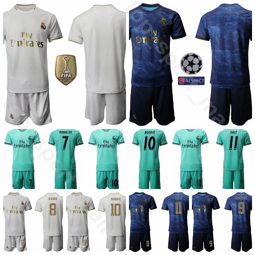 real madrid jersey set