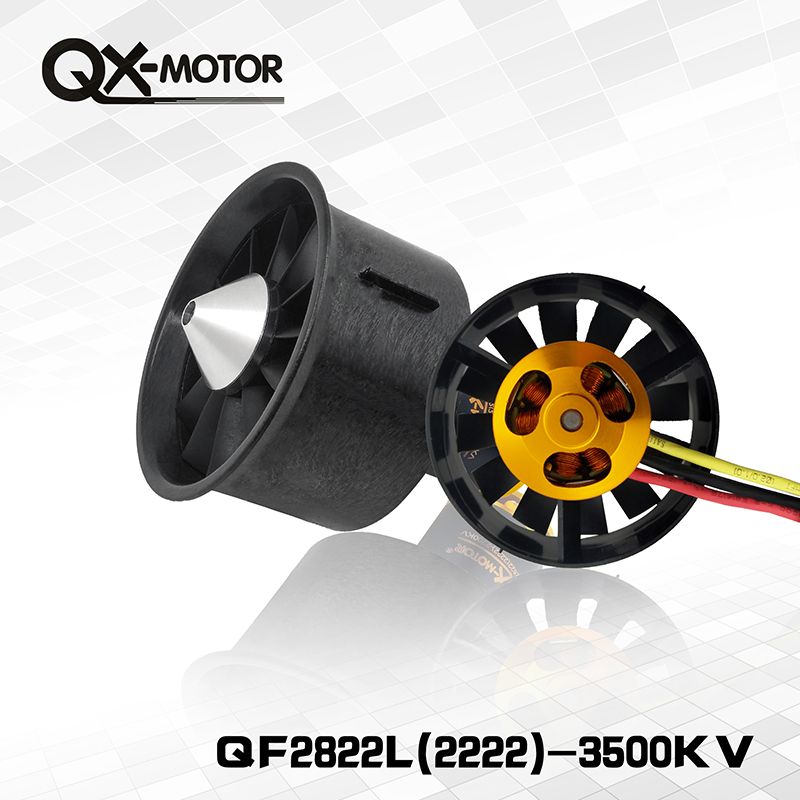 QX-Motor 64mm Ventilador canalizado de 12 palas con motor sin escobill QX-Motor 64mm Ventilador canalizado de 12 palas con motor sin escobill