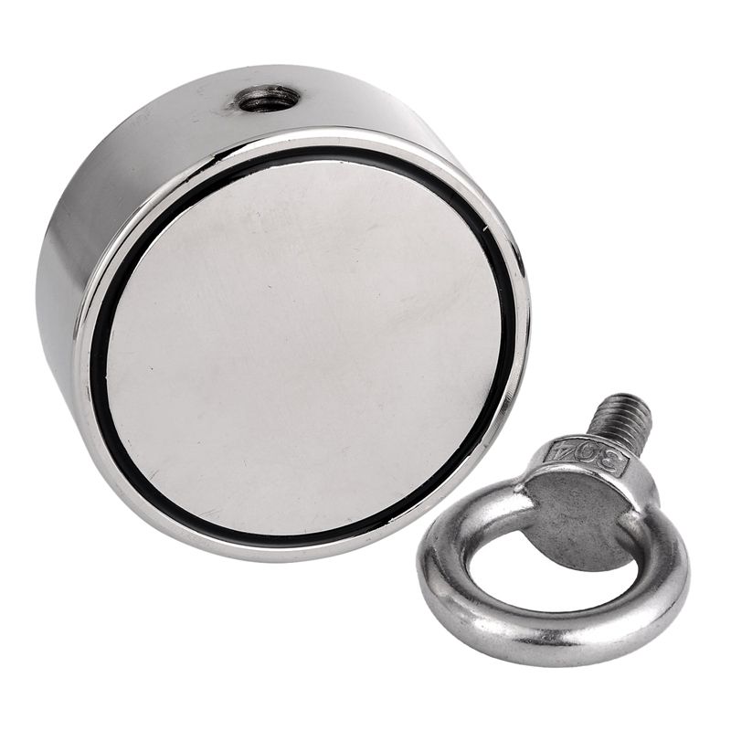 Eyebolt Magnet Super Strong River Fishing Powerful Force Neodymium Round Small