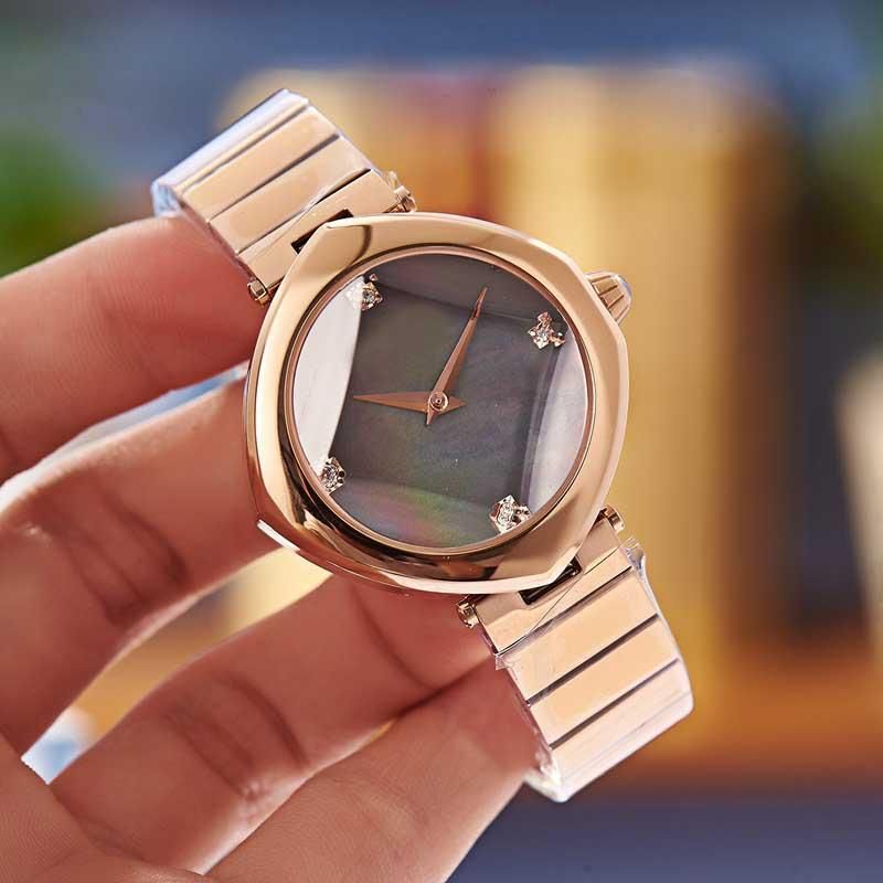 New Arrival Fashion Design Rose Gold Watches For Women Quartz Watch Ladies Clock Full Stainless Steel Wristwatch Best Gift For Women Watches Watch Shop From Offwatch 3 84 Dhgate Com