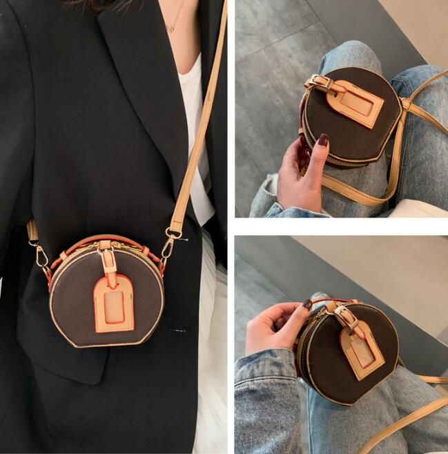 New Womens Luxury Designer Purses Handbags Women Mini Shoulder Bags Small Round Crossbody Bag ...