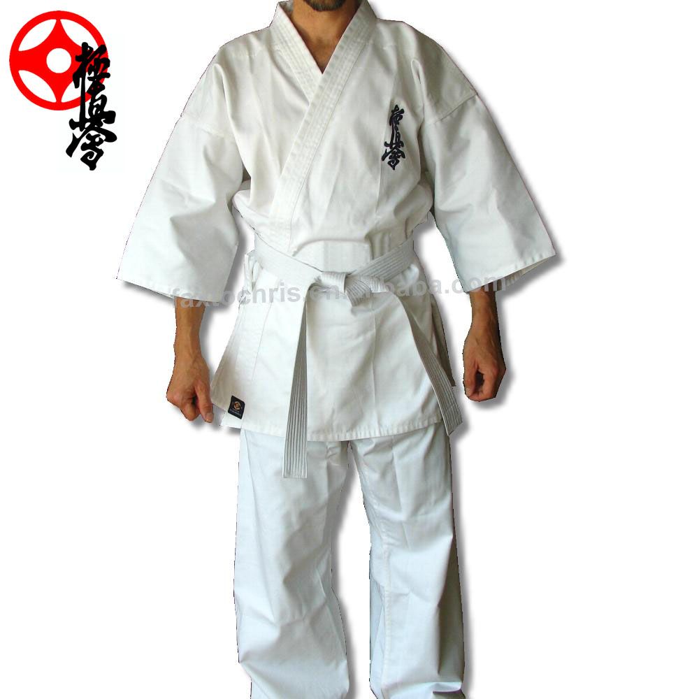 Kyokushinkai dogi Dobok kimono Gi 100% Cotton Canvas Karate Kyokushin Uniform 