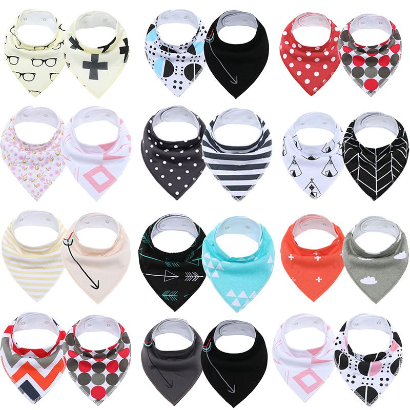 2 unidslote bebé baberos Bandana Extra suave de bebé de a 2 unidslote bebé baberos Bandana Extra suave de bebé de a