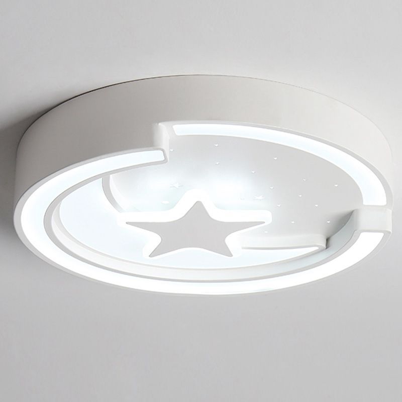Acheter Creative Moon Star Chambre Enfants Plafonnier Acrylique Chambre Bebe Lampes De Plafond Led Chambre Plafonniers De 132 6 Du Oovov Fr Dhgate Com