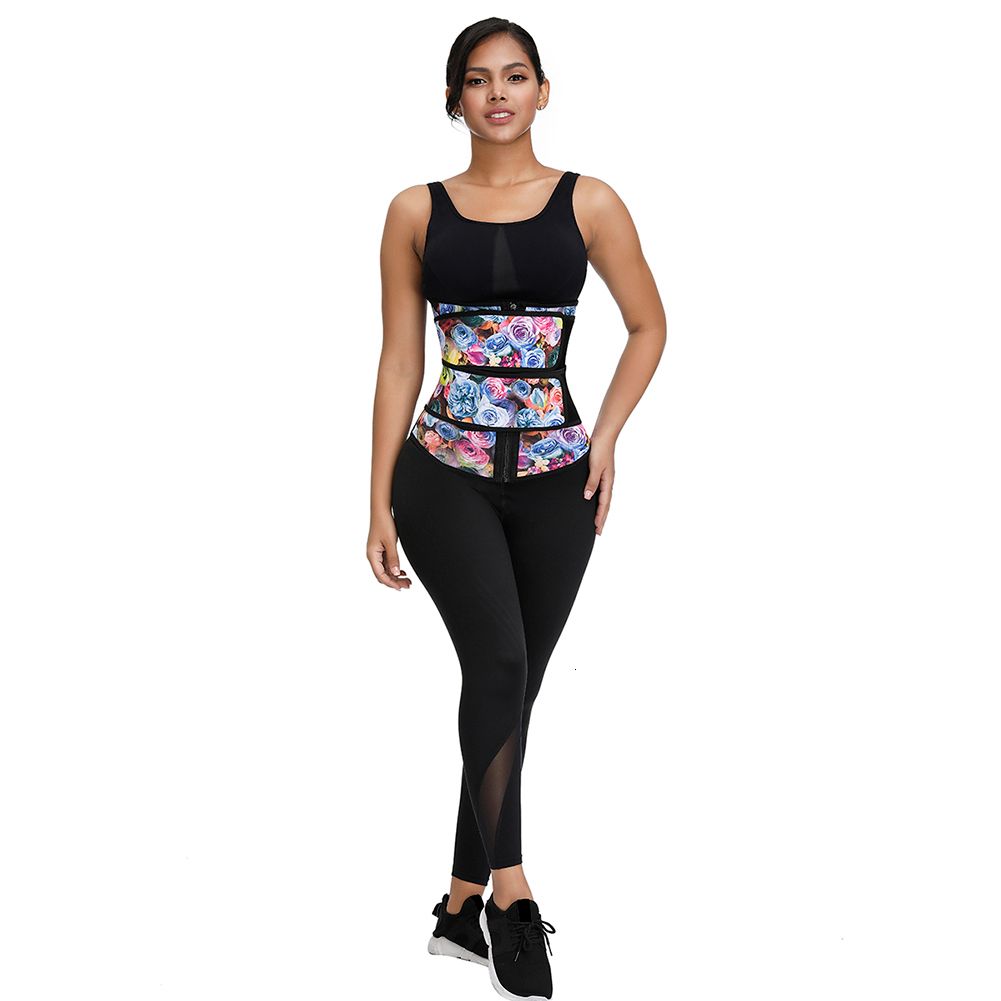 latex waist trainer double flex