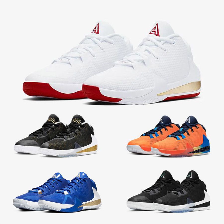 purple giannis shoes