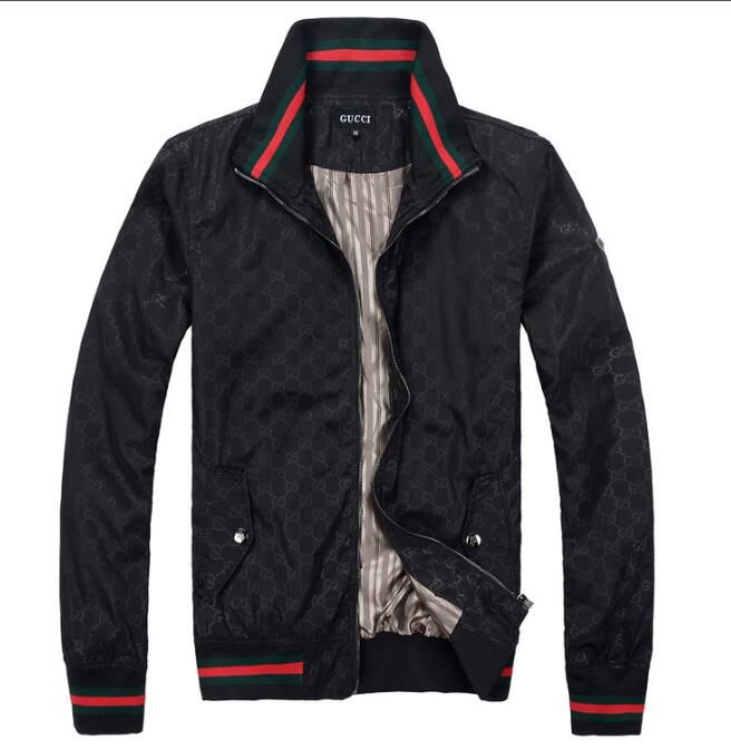 Mens Jacket Designer Jacket Windbreaker Hoodie Zipper WindbreakGucciWomen And Men\u0027S Brand New Simple Solid Half Zippered Tops Cropped Jacket Brown