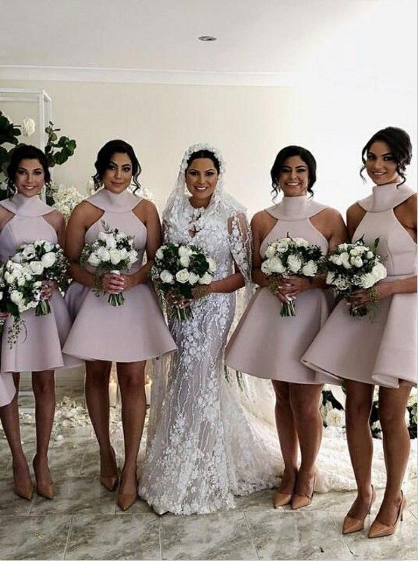 bridesmaid mini dresses