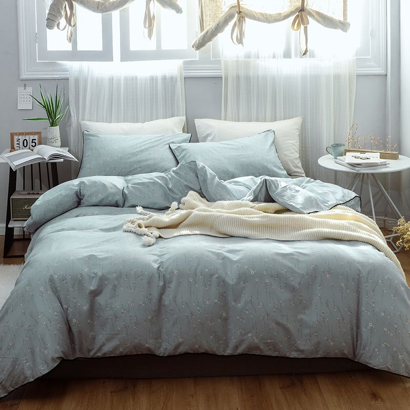 2019 All Cotton Bedding Set Embroidery Duvet Cover Set Super Soft