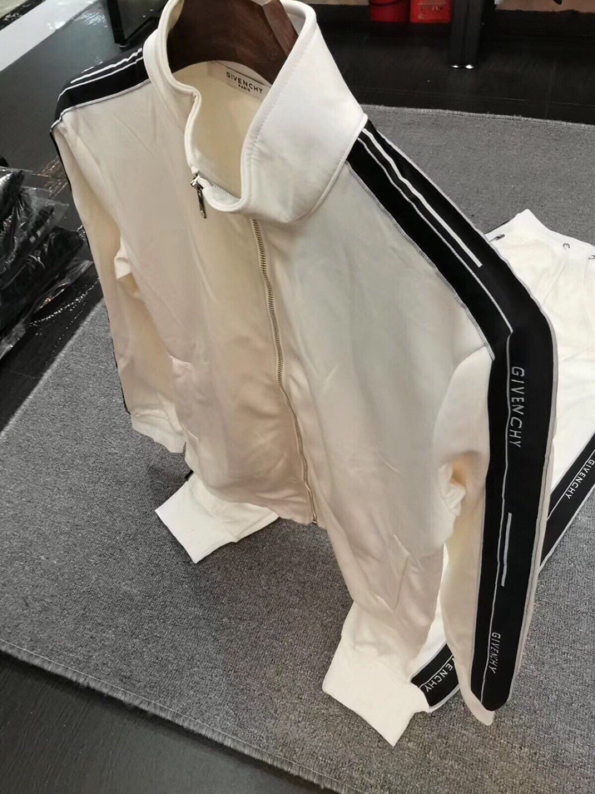 slim fit designer tracksuit