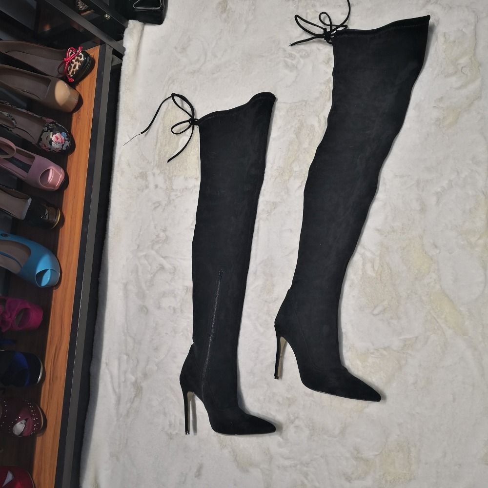 primark black block heels