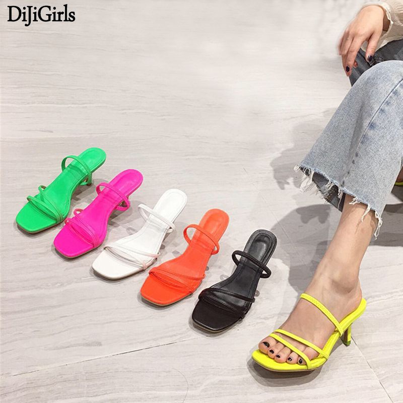 women's slippers with small heel