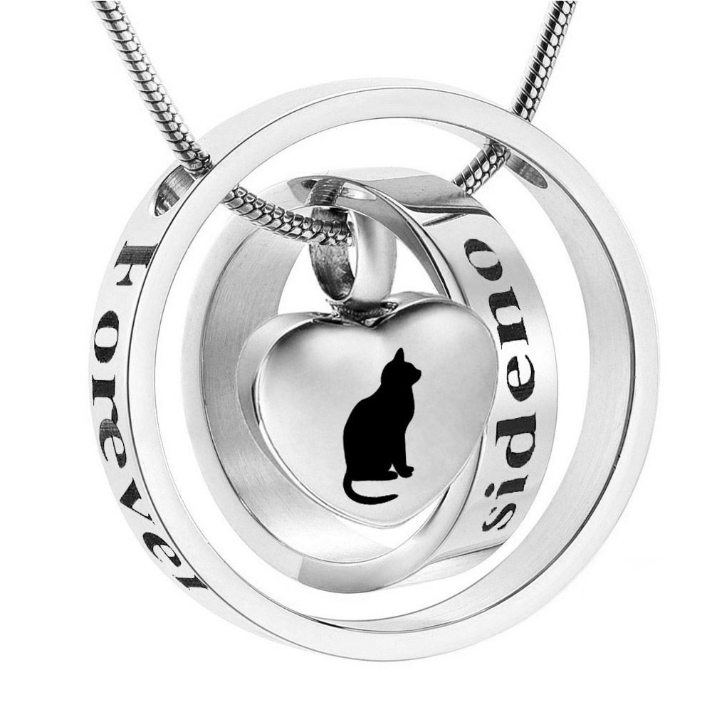 cat ashes necklace