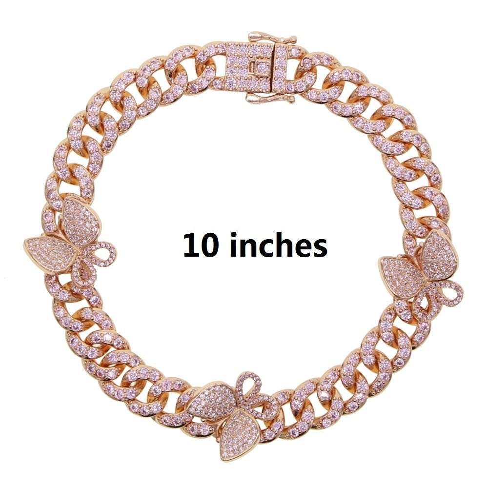 Anklet rosa 25cm