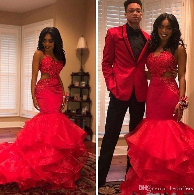 red african prom dress