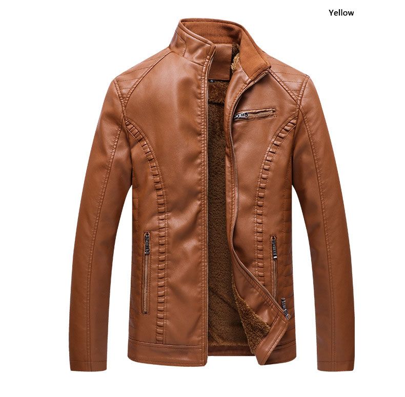 Chaqueta De Cuero Delgada De La Ropa De La Motocicleta Chaqueta De Cuero Delgada De La Ropa De La Motocicleta