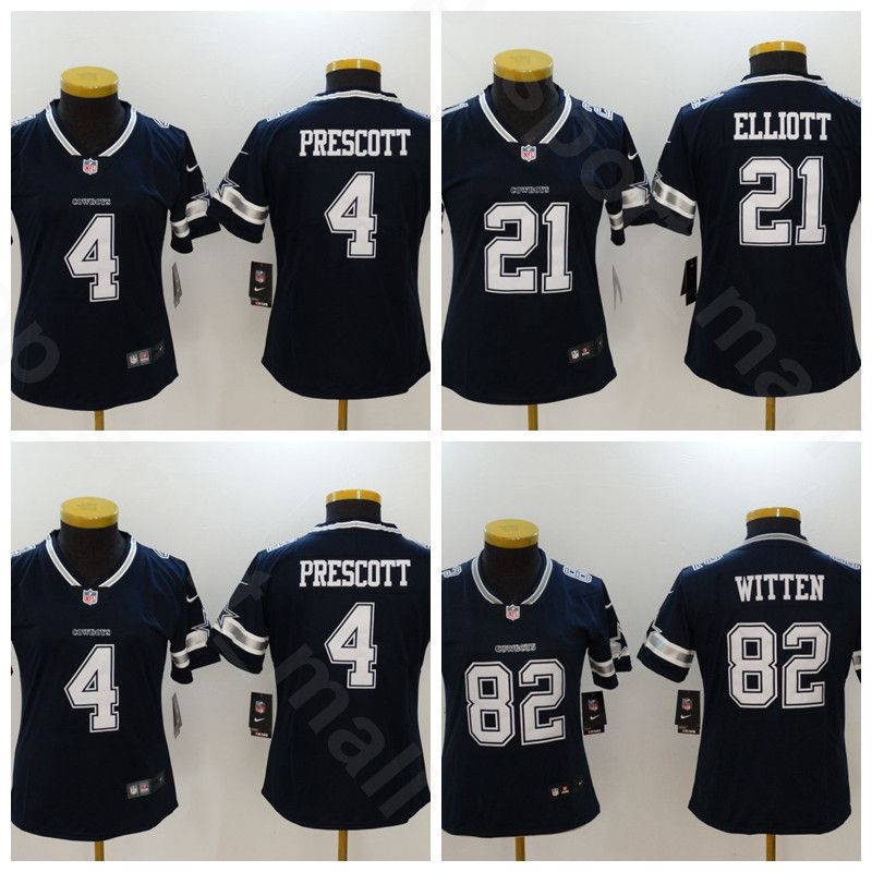 pink and white dak prescott jersey