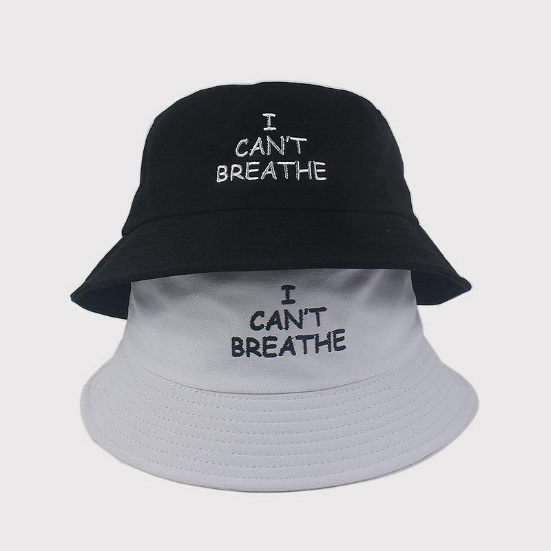 Compra Ee Uu Stock I Cantbreathe Negro Vidas Sombrero De Pescador Materia Bordado Moda Tacaño Brim Sombreros Respirable Ocasional Cupo El Bordado Barato Entrega Rápida Y Calidad Es Dhgate