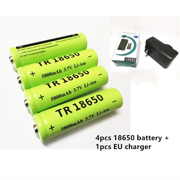 Green Tr 18650 5800mah 3 7v Li Ion Battery Us Eu 18650 Dual Battery Charger Charger Portable E Cig Battery Charger From Pilot163 7 6 Dhgate Com