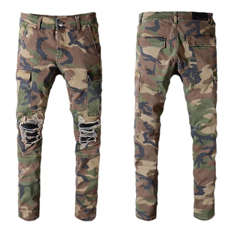 amiri camo jeans