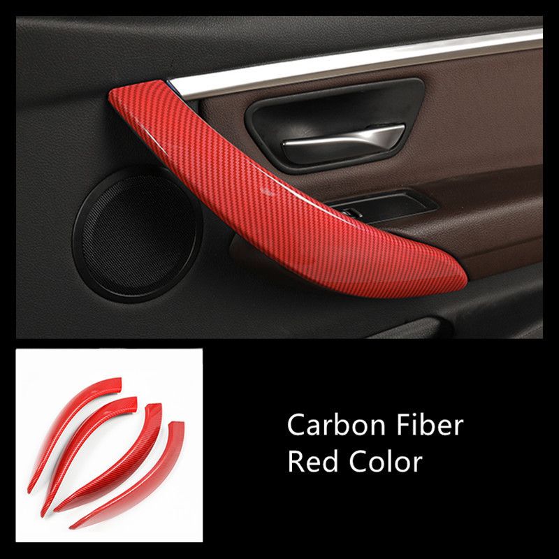 En fibre de carbone rouge
