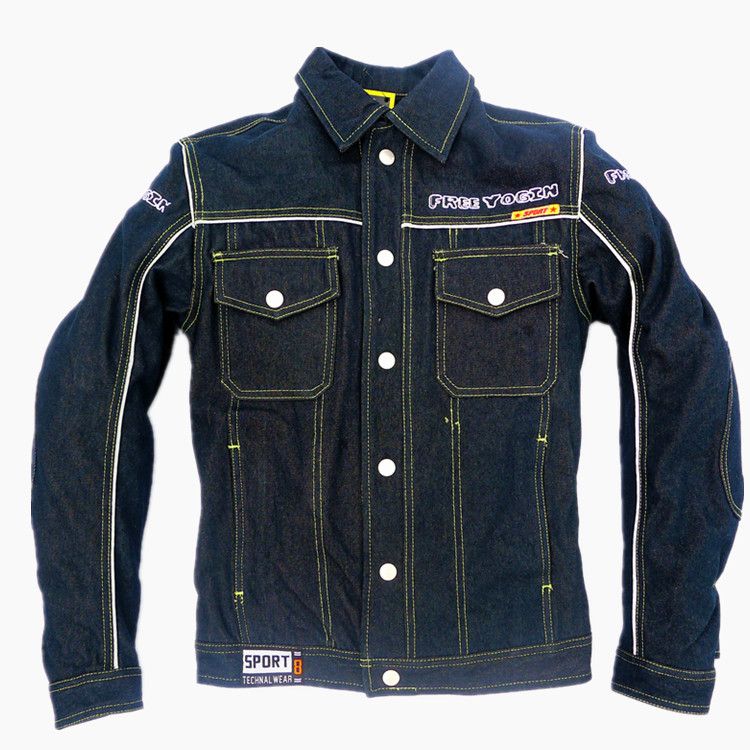 jaqueta jeans moto