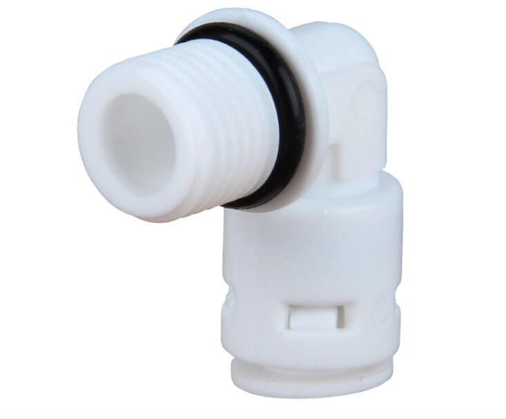 0 Piece1 4 Plastic Fast Fittings 4044 Adapters Water Purifier Parts For Reverse Osmosis System Ro Water Filters Connector