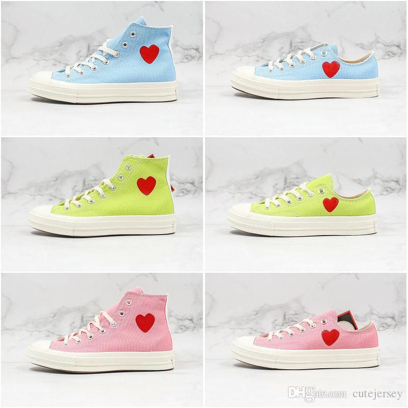 all star shoes with heart