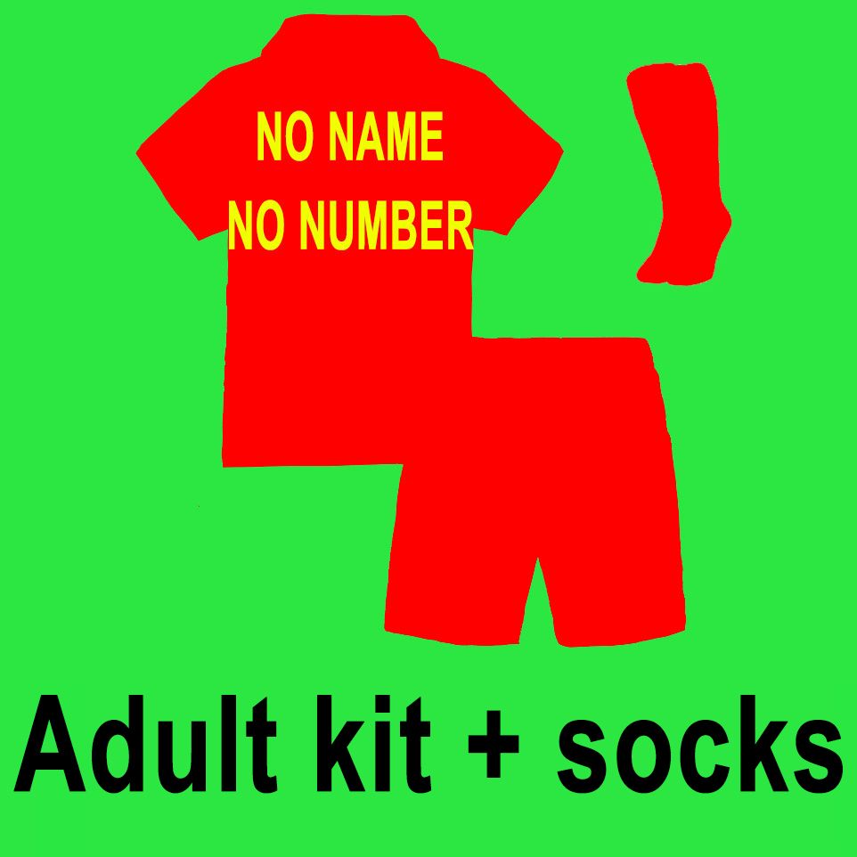 Erwachsene Kit + Socken ohne Name keine Nummer