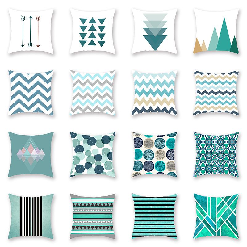 geometric pillow covers
