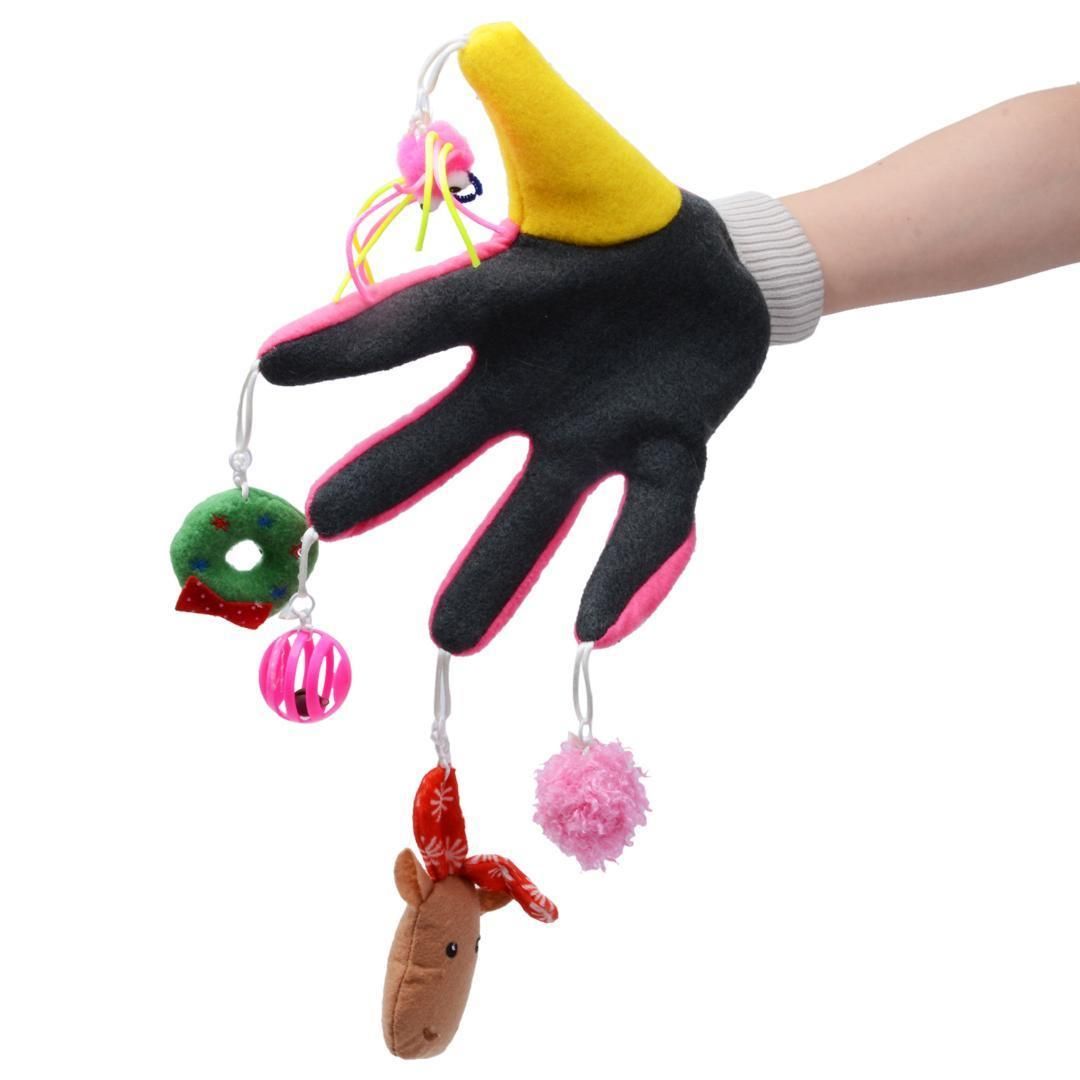 cat toy glove