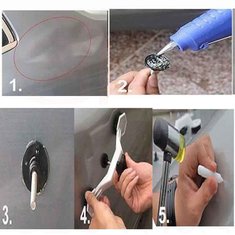 2021 Car Bodywork Repair Kit Panel Puller Tool Full Set EU Plug From