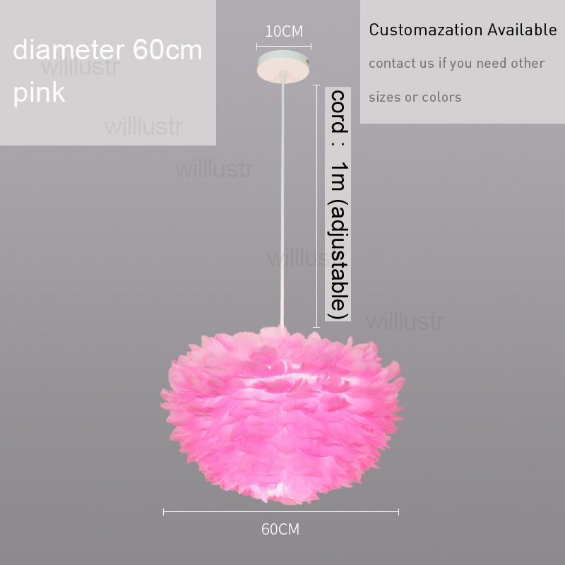 diametro 60cm, colore rosa